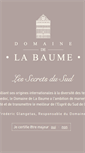 Mobile Screenshot of domaine-labaume.com