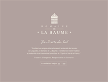 Tablet Screenshot of domaine-labaume.com